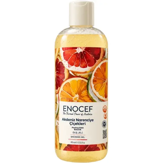 Ürün Enocef Akdeniz Narenciye Çiçekleri Peeling Etkili Botanik Duş Jeli 400 ml